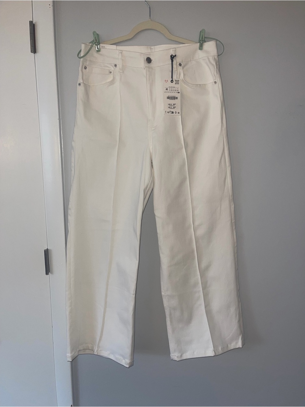 Zara White Relaxed Women’s Pants